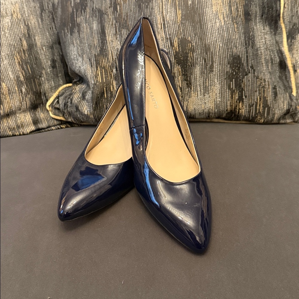 Vince Camuto Glossy Black Heels